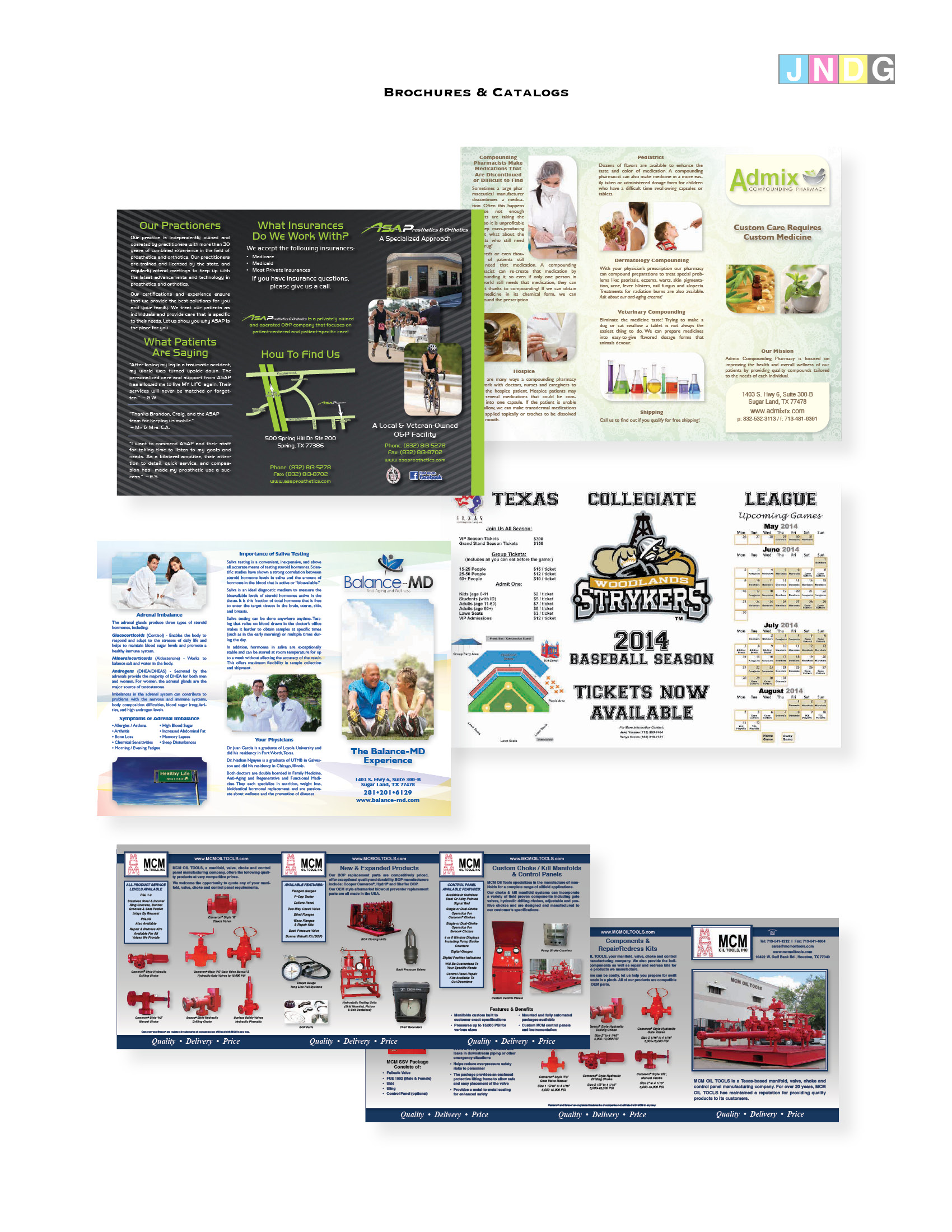 Misc. brochures and catalogs